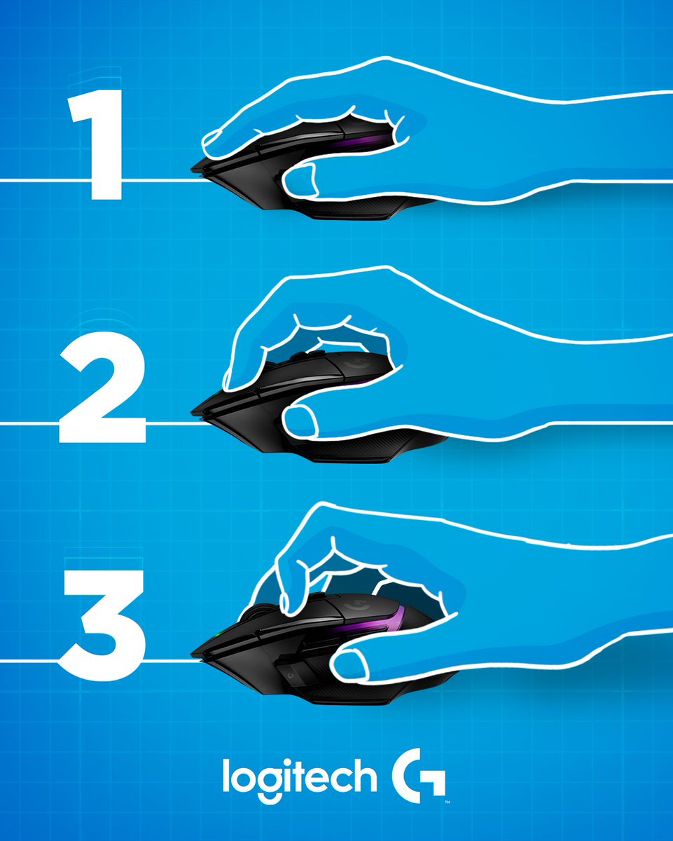 LogitechGFrance's tweet image. On est curieux, tu la tiens comment ta souris ?
