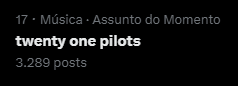 BanditosAtDema's tweet photo. E já estamos nos Trending Topics! Será que conseguimos 1º lugar? 👀
#TOPVOLTOU https://t.co/0dPO0ZYekJ