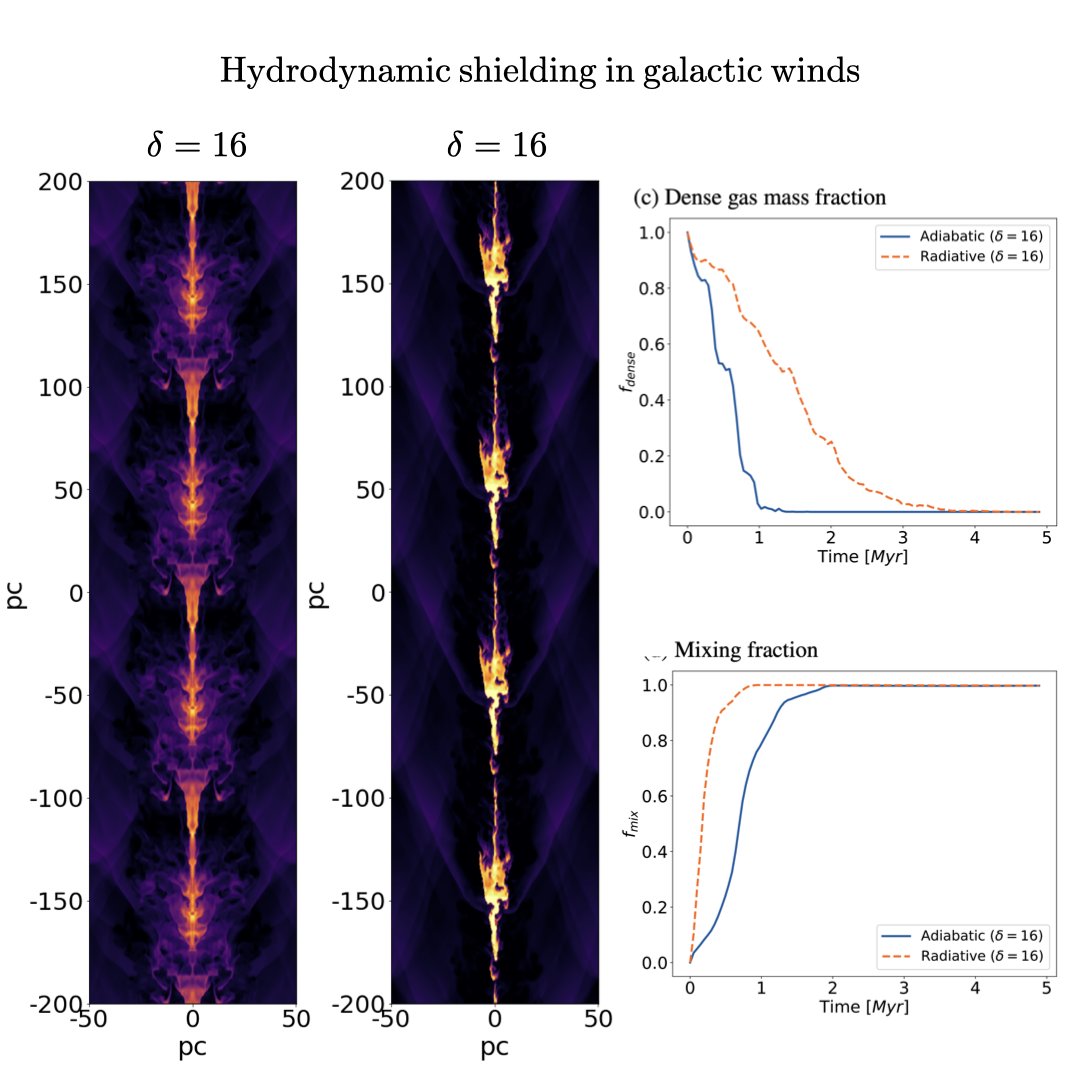 Wladimir E. Banda-Barragán (@wbandabarragan) on Twitter photo Our new paper is on arXiv today. Hydrodynamic shielding can operate in supersonic regimes and aid cloud survival in radiative galactic winds when the cooling length is much shorter than the cloud radius. Work led by my student <a href="/Iandrew81/">Andrés</a> at <a href="/fisicaynanoYT/">Escuela de Ciencias Físicas y Nanotecnología YT</a> arxiv.org/abs/2402.08745 Our new paper is on arXiv today. Hydrodynamic shielding can operate in supersonic regimes and aid cloud survival in radiative galactic winds when the cooling length is much shorter than the cloud radius. Work led by my student <a href="/Iandrew81/">Andrés</a> at <a href="/fisicaynanoYT/">Escuela de Ciencias Físicas y Nanotecnología YT</a> arxiv.org/abs/2402.08745