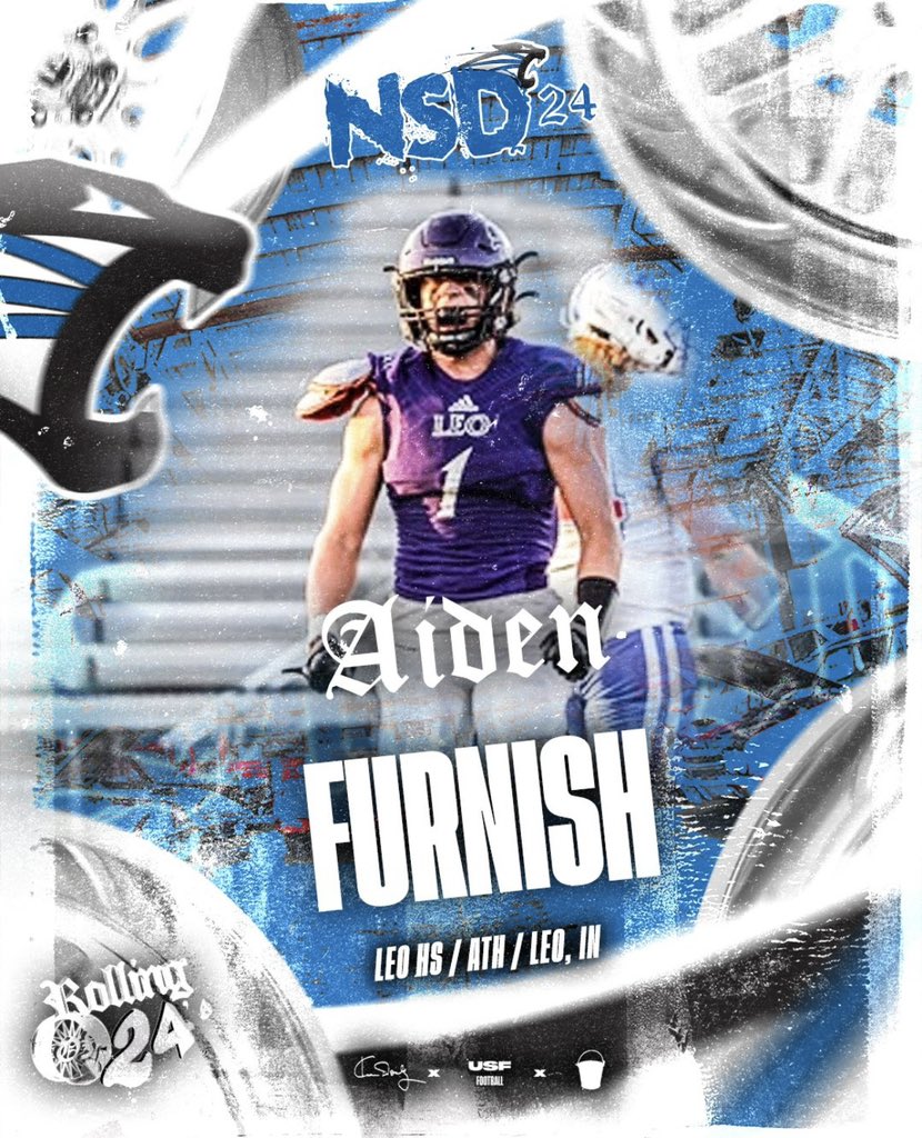 I’m excited to announce my commitment to @usf_fb! I want to thank my parents and coaches for helping me along the way. @USF_Sherman @CoachDonleyUSF @LeoLionFootball @JonnyZolnik @liviburger48 @BarstoolLeo