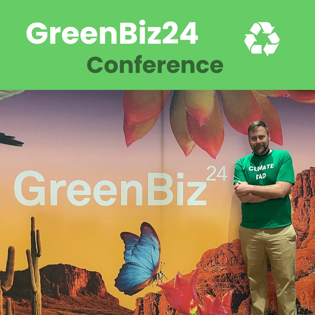 🌵 This week, Aclymate’s CEO Mike Smith attended GreenBiz24, a sustainability conference for business leaders seeking hands-on climate solutions. 
@mikevsclimate @greenbiz

#GreenBiz24 #ClimateLeaders #Sustainability