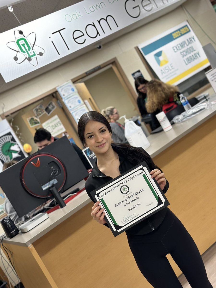 Congratulations Heidi Solis! She is a valuable member of the iTeam. #olchspride