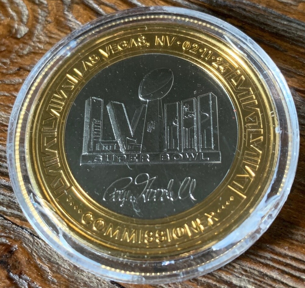 Bid now on the Super Bowl 58 Game Used OVERTIME Flip Coin at NFL.com/Auction ! This Auction Is Supporting Luna Strong's Maui Relief Efforts❤️ #SuperBowlLVIII #SBLVIII