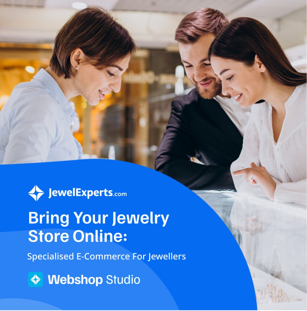 jewelexperts's tweet image. Unlock your jewelry store&apos;s online potential with Webshop Studio&apos;s tailored e-commerce solutions.  

Click here to learn more: rb.gy/9torbf 

✉️Email: smile@jewelexperts.com  
📲Call: +32466255839   
#LetsMakeItSimple 
#JewelExperts 
#AntwerpJewelry