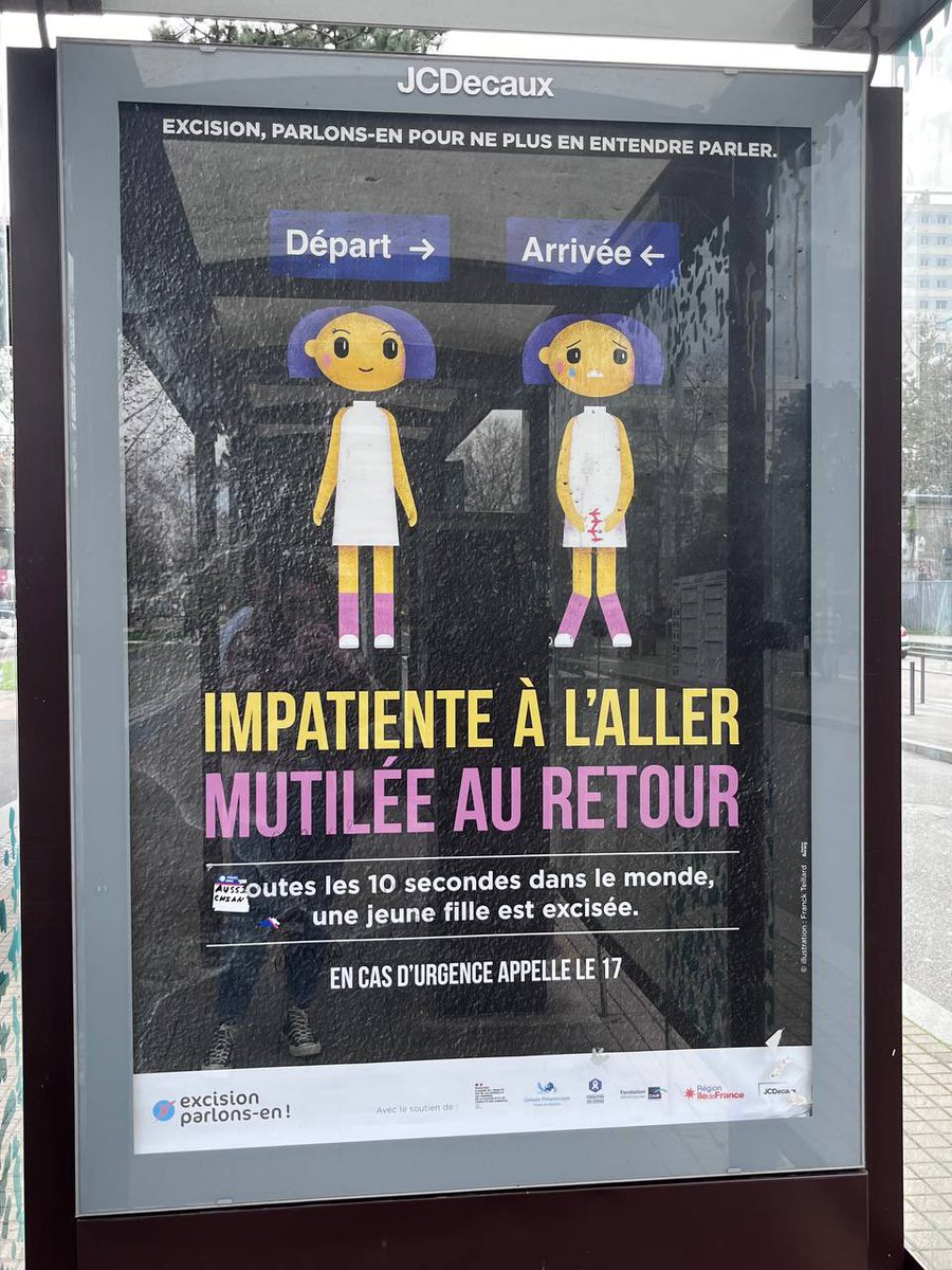 Coll_Nemesis's tweet photo. ⚠️THREAD À DEROULER⚠️(1/4)

Depuis quelques jours dans plusieurs villes de France comme #Nantes ou #Besançon, vous avez peut être pu voir ces affiches, une campagne menée par l’association @excisionparlons : https://t.co/eln2tEy8Dk