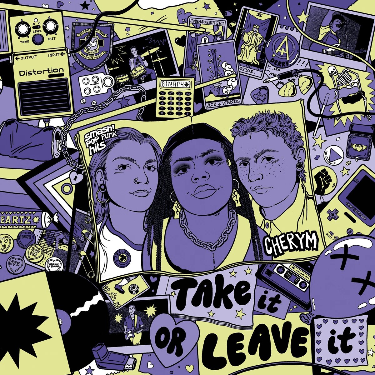 SoundsSickUK's tweet photo. With their debut album ‘Take It Or Leave It’ out tomorrow - @cherymofficial deliver a loud and proud soundtrack for the Zillenial generation. Read our review here: 

https://t.co/WjTn1TQqiz https://t.co/I16YeTW3Rf