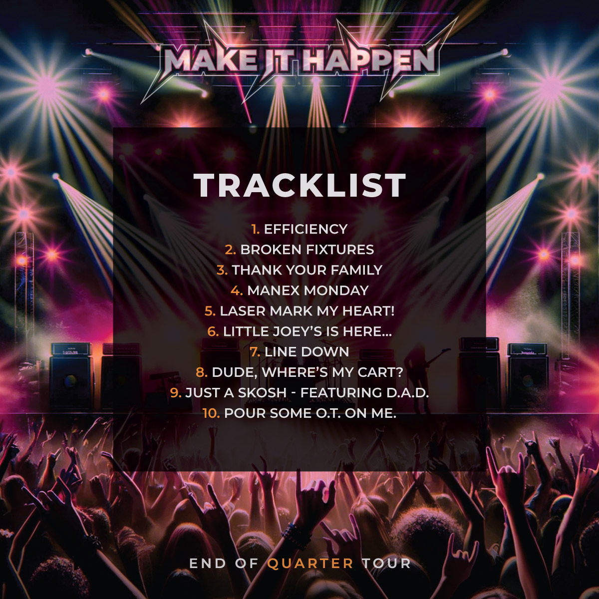 incap_group's tweet photo. Introducing: Make It Happen! 🎶🎸
After some serious brainstorming sessions (and maybe a few laughs), the team over at Incap US has cooked up something special: an album concept that's bound to pump up morale and keep the good vibes rolling. 🚀
Rock on, team! 🤟
#IncapUS https://t.co/lDFuITQFZj