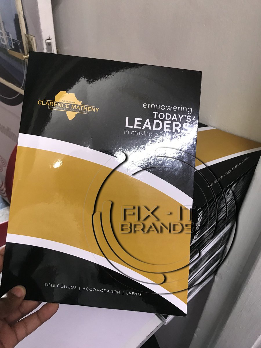 FixitBrands's tweet photo. Customised A3/A2 document folders available!!!

🏠 Rumwe Farm Co-ops House, 2nd Floor (Opposite Equity Bank Mfangano Street)
Call/WhatsApp: +254(0) 703533902 /702528323
📧 fixitbrands@gmail.com

#graphicdesign #print #branding #brandingshop #marketingstrategy https://t.co/HiRId6ybpk