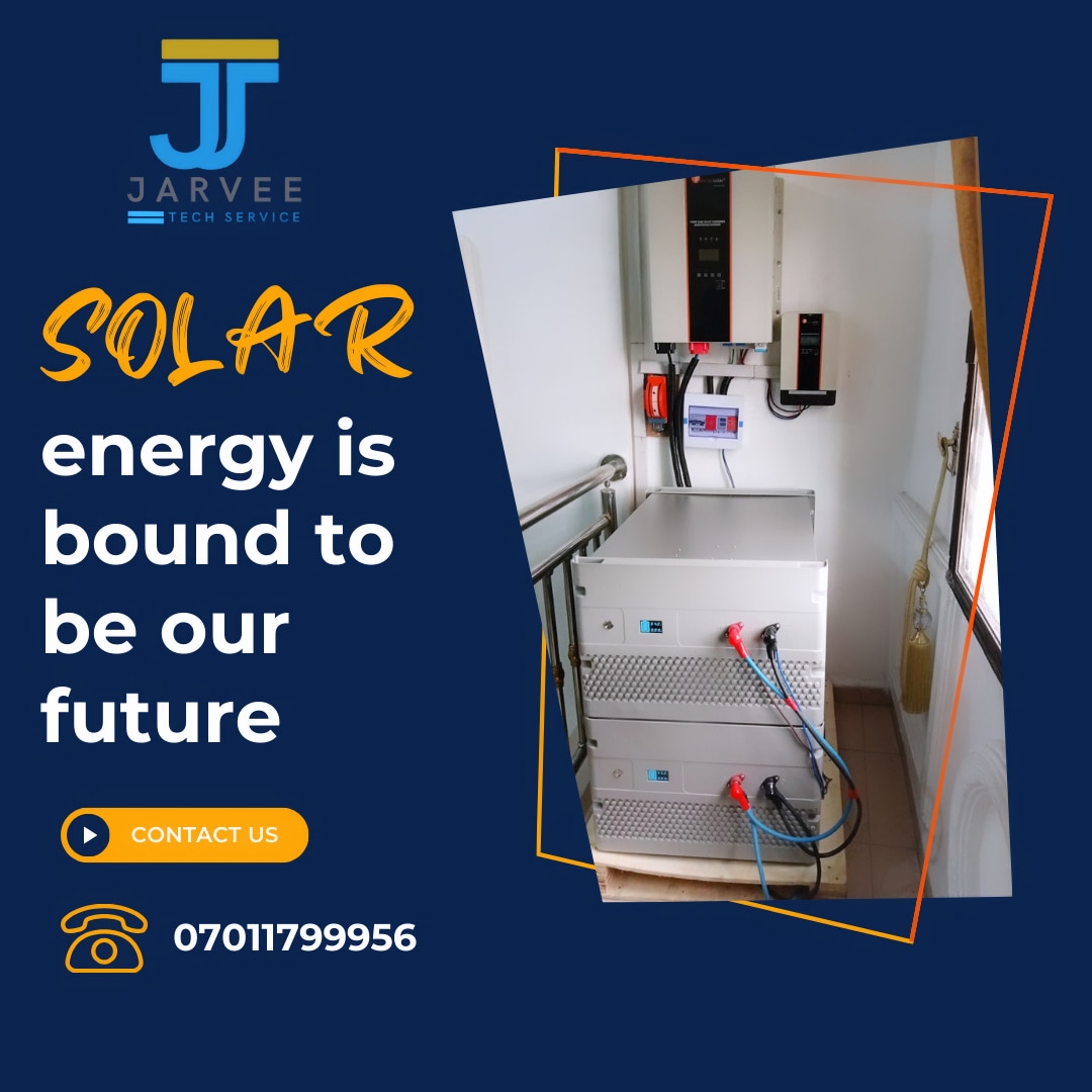 JarveeTech's tweet photo. Once you have solar panels on your roof, electricity becomes free in your home. 

Call us today, let's get yours:  07011799956. 

#SolarPanels #JarveeSolar #SolarInverters https://t.co/ak7qGqKfn7