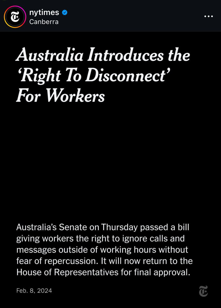 Right To Disconnect 📴🇦🇺