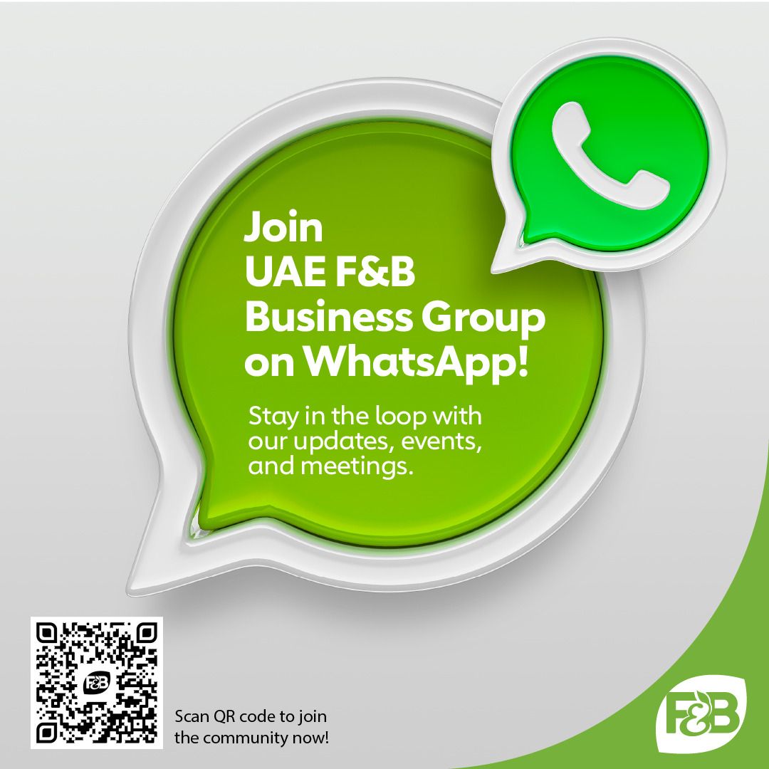 Enhance your professional network and stay informed with the UAE F&B Business Group on WhatsApp.

Scan the QR code to join our WhatsApp community and stay connected with F&B sector.

#uaefnb #professionalnetwork #industryinsights #whatsappupdates #eventnotifications