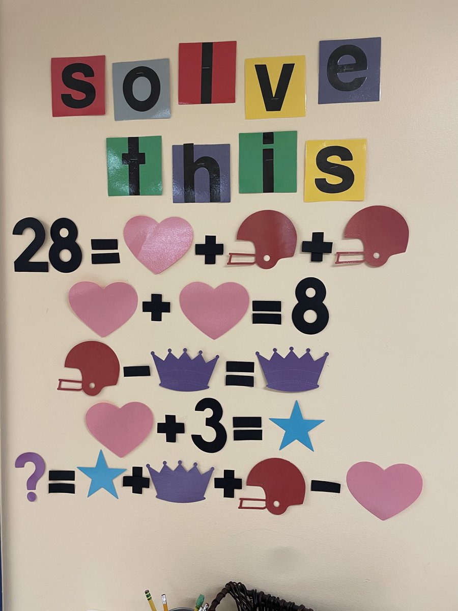⁦@SevernSchool⁩ #solvethis #mentalmath #mathinthehallways #elementarymath #math