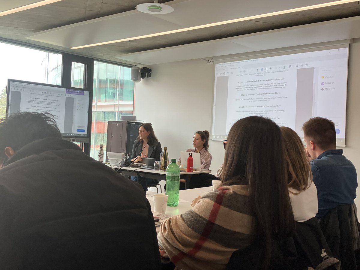 What role do emotions play in international law? An intriguing new project by Anne Saab @GVAGrad_Law presented today with great discussions. emotions-and-international-law.com