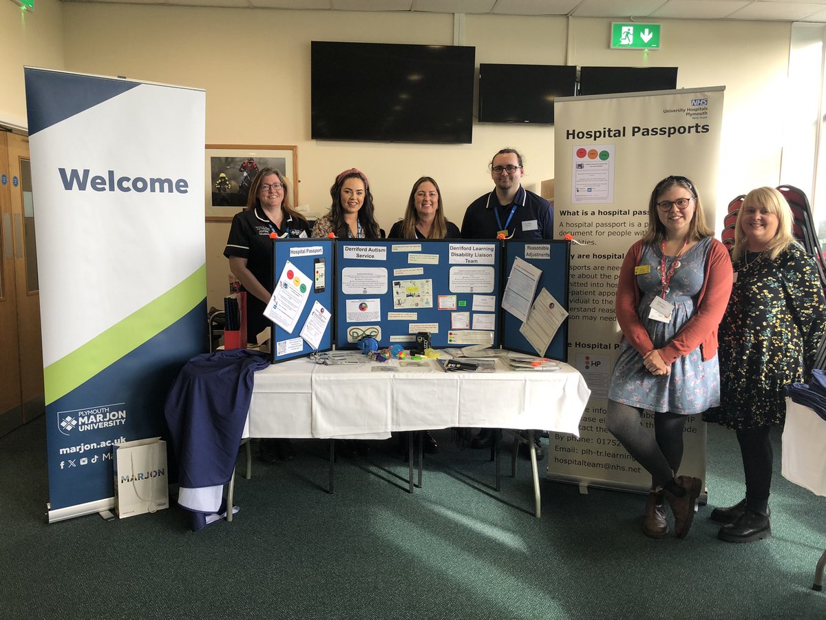 Derriford Hospital LD Liaison Team (@derrifordt) on Twitter photo The team are here and all set up. Ready to prompt the work of the acute LD team and <a href="/marjonuni/">Plymouth Marjon University</a> ASPIRE programme.
<a href="/UHP_NHS/">University Hospitals Plymouth NHS Trust</a> The team are here and all set up. Ready to prompt the work of the acute LD team and <a href="/marjonuni/">Plymouth Marjon University</a> ASPIRE programme.
<a href="/UHP_NHS/">University Hospitals Plymouth NHS Trust</a>
