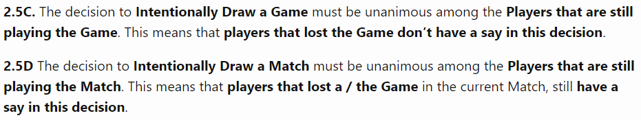 mindfreak314's tweet photo. @MTRA_IPGA @CptMoralSupport Something very similar has been standard procedure in Portugal for some time now. They neatly differentiate between Game and Match. Commander matches are not BO1, but first-to-1. If players ID a game, they can start another game, as long as there is still time left in the round. https://t.co/bw5cc2Qcmv