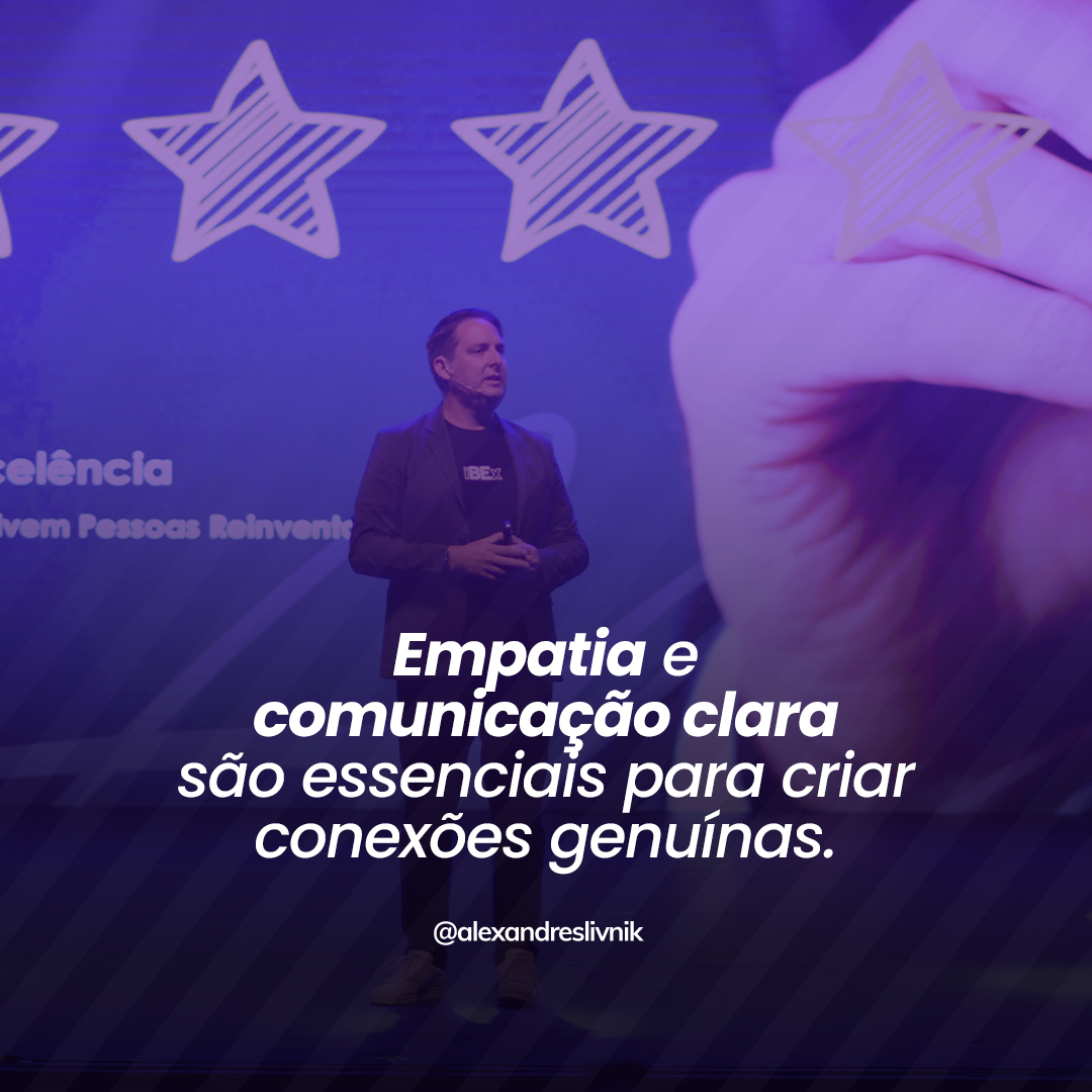 Clientes desejam ser compreendidos e valorizados em interações autênticas e genuínas. 

A empatia e a comunicação efetiva estabelecem a base para criar conexões e boas experiências. 

Treinar a equipe para ouvir atentamente, compreender as necessidades dos clientes e se comunicar