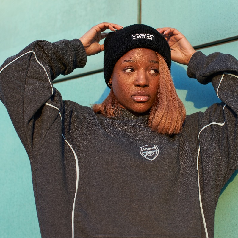 Arsenal's tweet photo. Inspired by our Hale End Academy 🏆

Shop the new collection now 👇