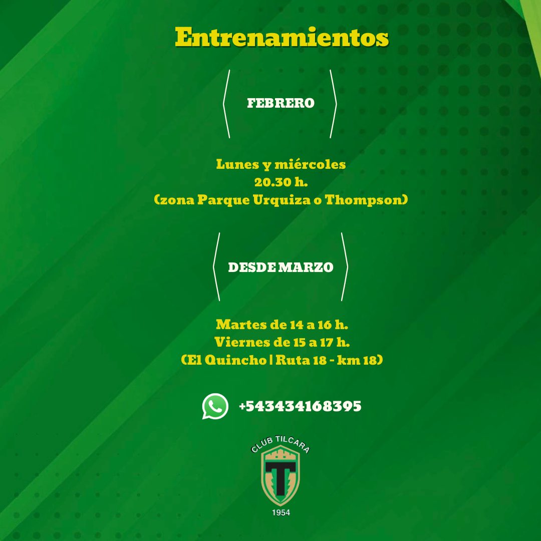 ¡SUMATE A NUESTRO EQUIPO!

Por más info, consultas y/o detalles vía WhatsApp, al: +5493434168395

¡Te esperamos!