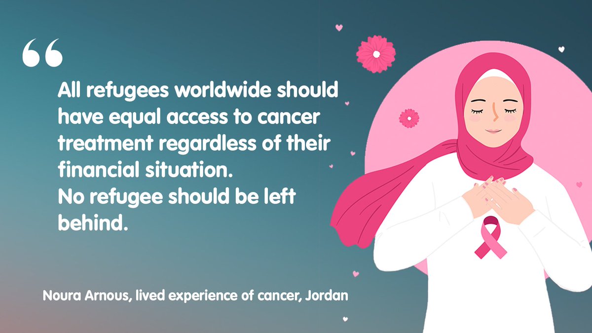 ✍️'I believe every human should have an equal opportunity to quality #cancer treatment. Fnancial capacity should never be the basis for accessing lifesaving treatment,' writes Noura in her NCD diary. Read her story here: pulse.ly/kkgbg78pbm @uicc @CR_UK @wcrfint