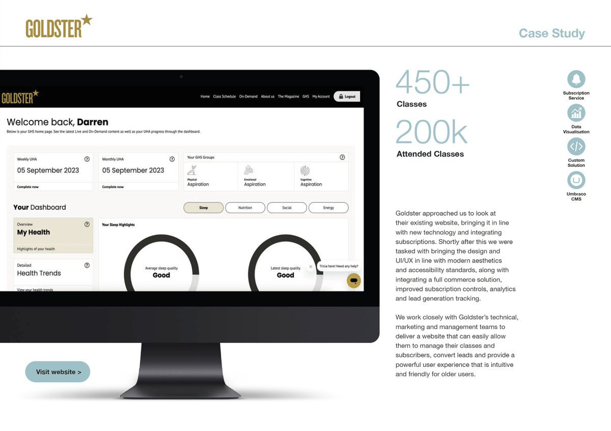 PogoDigitalLab's tweet image. We can help you with:      
- Consultancy 💡
- App development 📲
- Custom CMS systems ⚙️
- Branding  🌟
Take a look at our case study for some of our recent work...      
Book an introductory call 👉 info@pogo-studio.com    
#digitalagency #websupport #umbraco