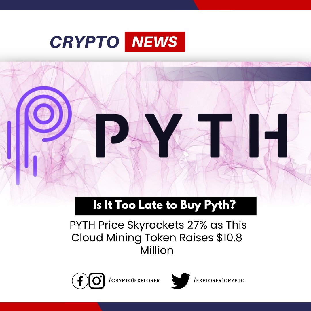 Explorer1Crypto's tweet image. PYTH Update 
Pyth Network has hammered up 27% to a new all-time high.

tinyurl.com/56jfndpp
#MadameWeb #AUSvSA #NBL24 #INDvsENGTest #NRLBulldogsStorm #foodgovernance2024