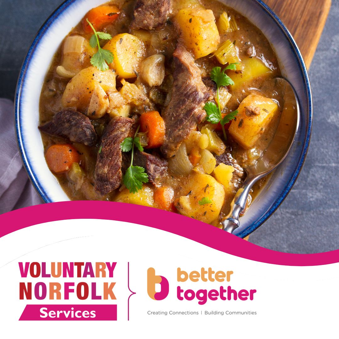 We are supporting people who are the most in need in Norfolk, to receive a free Slow Cooker. If you or someone you know is struggling to make ends meat this winter, you can find out more here:

bettertogethernorfolk.org.uk/slowcookers/