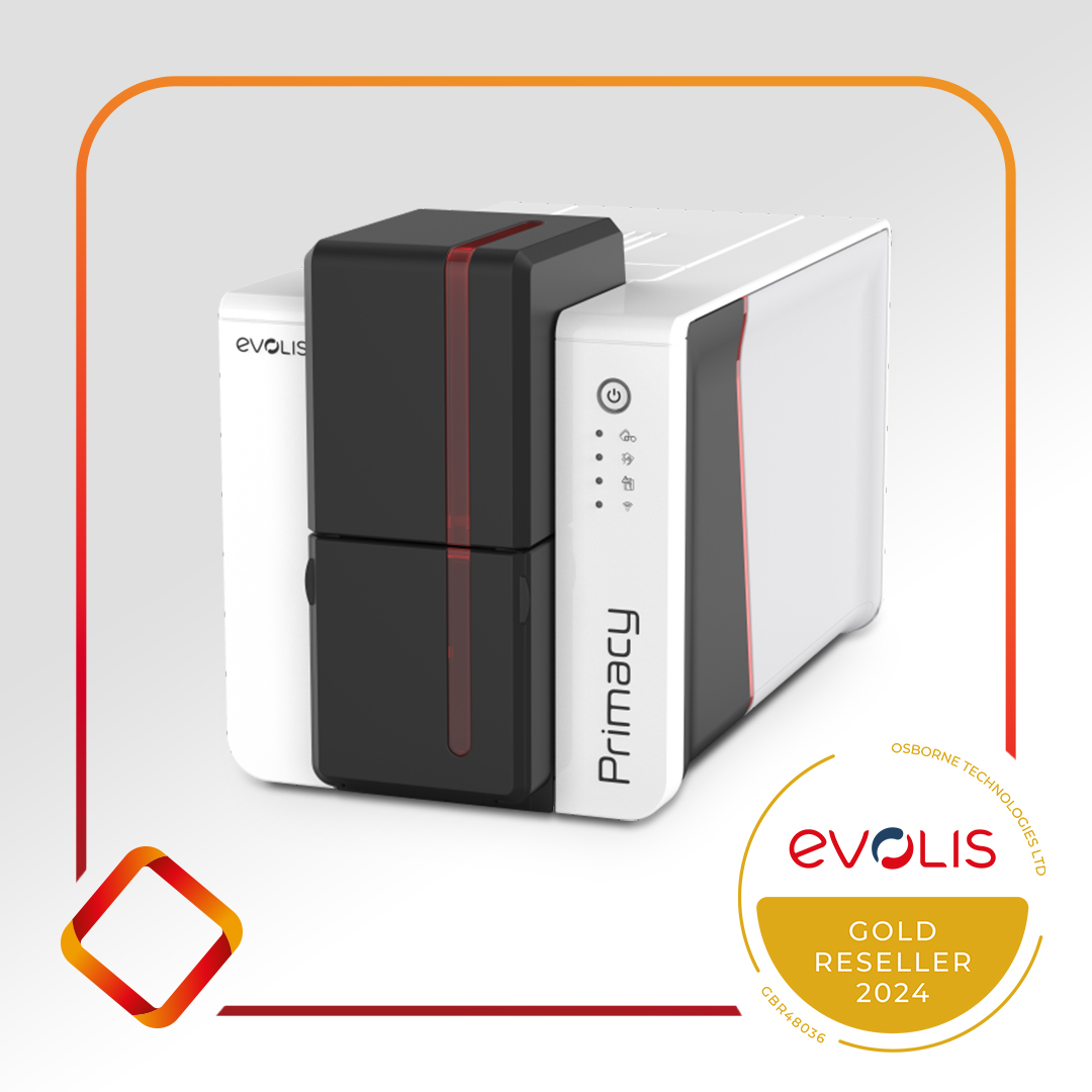 osbornetech's tweet image. We're a 2024 Evolis Gold Reseller 🤝 

Being specialists in card printing solutions, @evolisprinters play a key role in facilitating our efficient and professional ID card printing service for our @EntrySign visitor management customers.

 #IDCards #SignIn #Evolis #EntrySign