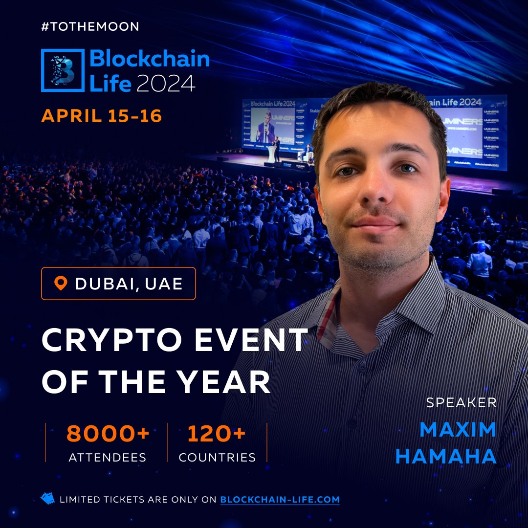Blockchain Life 2025 on X: "Meet Maxim Hamaha – #Crypto ...