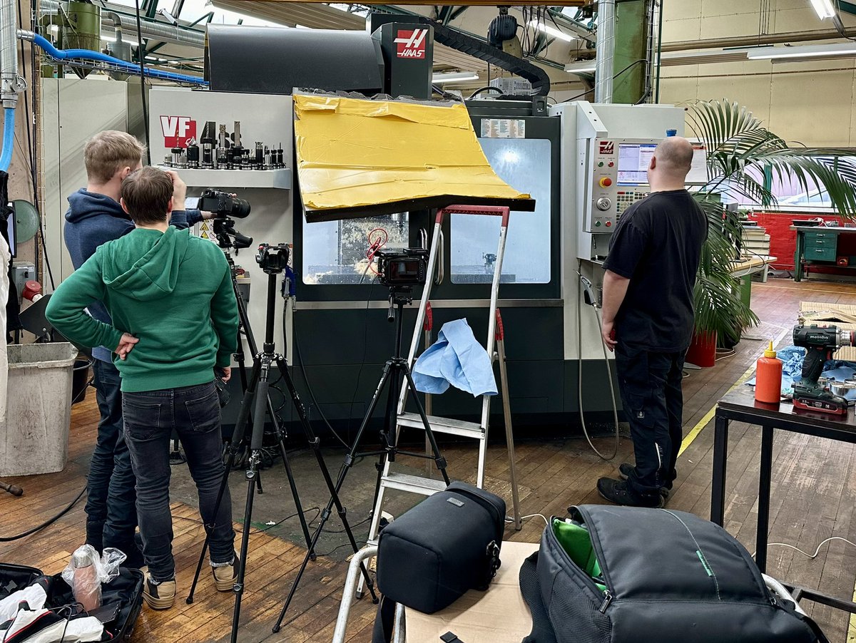 NitroVoltApS's tweet photo. At the @DTUtweet Risø Campus today to film how the Nitrolyzer is manufactured. The DTU Physics workshops have been key partners of Nitrovolt since the early days, and we are looking forward to leverage their expertise as we scale. https://t.co/jMMJKn7if4