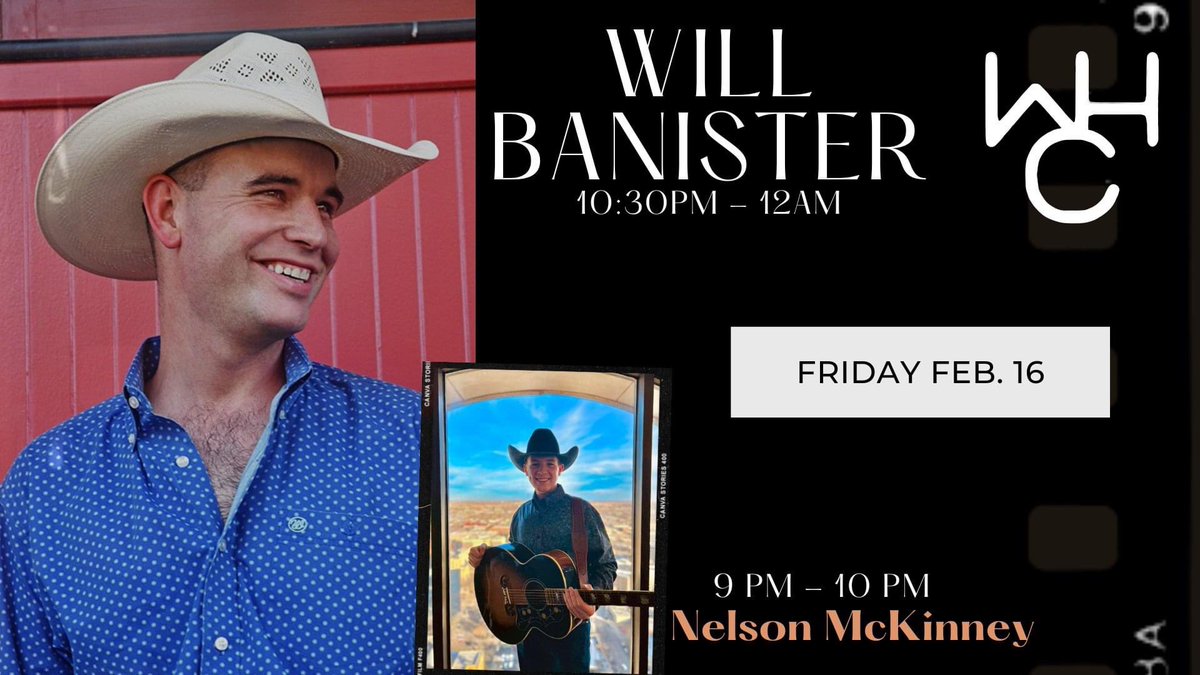 Gonna be a good night for #countrymusic here in Amarillo!!! Come see #WillBanister this Friday, the 16th, at the Western Horseman Club! I’m honored to be able to open up for him! Come see us!!!

#livemusic #traditionalcountry #dancing #twostep