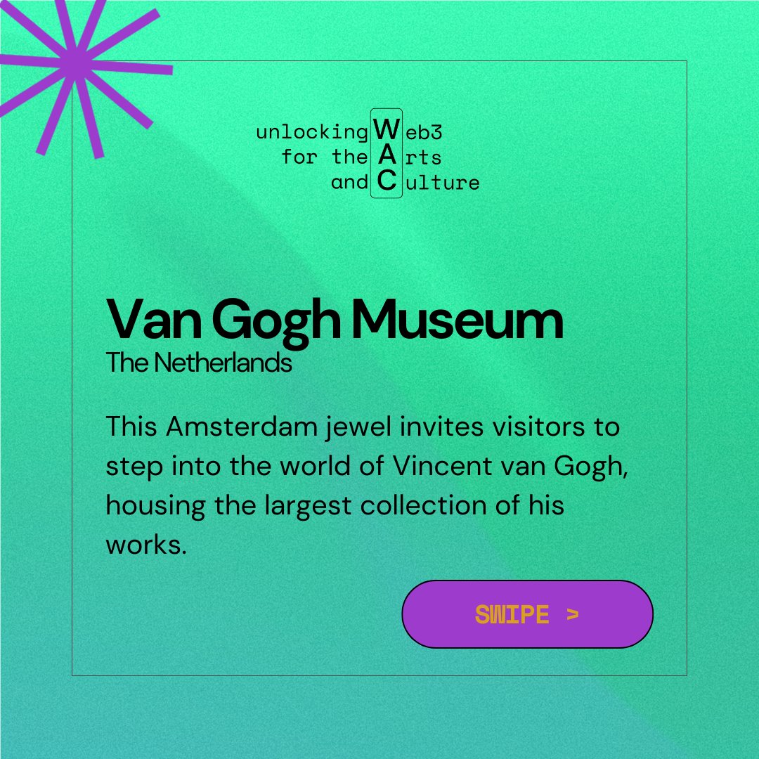 WeAreMuseums's tweet photo. Let’s meet the ✨ 20 cultural institutions ✨ that will be taking part in 𝗦𝗲𝗮𝘀𝗼𝗻 𝟯 𝗼𝗳 𝗪𝗔𝗖 𝗠𝘂𝘀𝗲𝘂𝗺𝘀 powered by @tezos and in partnership with LAL Art @flakoubay. 

#WACMuseums #MuseumInnovation #Web3 https://t.co/kg6sG1kDbo
