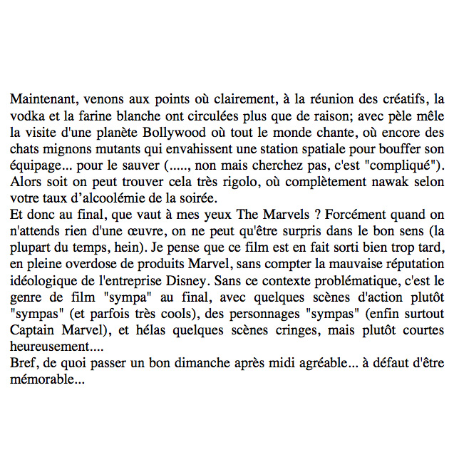 THE MARVELS : QUAND IL MANQUE UN MEC SOBRE À LA RÉUNION...
Petite chronique sur un film pas si mal que ça, au final !
#marvelmovies #marvelstudios #missmarvel #captainmarvel #Disney