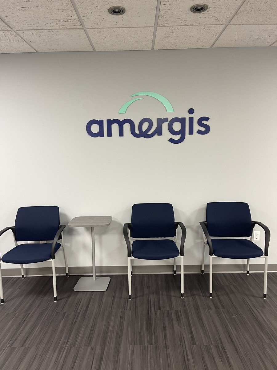 SlapEmUp's tweet image. Amergis Office Sign Install