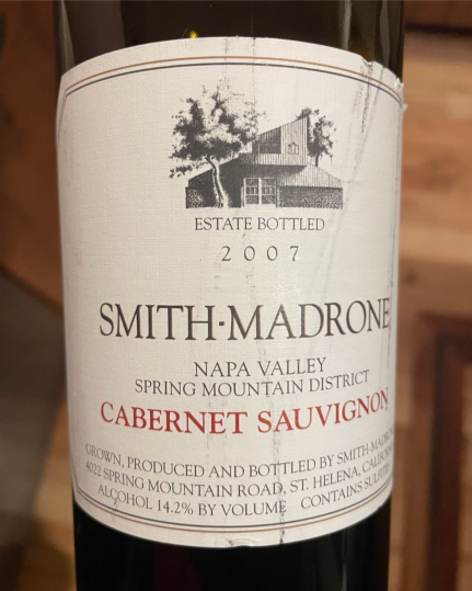 WinerySmith's tweet photo. "Smith-Madrone 2007 #Cabernet. This #wine is pretty much perfection. Solid balance and wonderful mouthfeel. Glad that I have a couple more in the cellar. Well done Charlie & Stu." ~ @lifebetweenthevines
https://t.co/FqxTEHAJol
#thirstythursday #sthelena #librarywines #napa https://t.co/aT9oZmlQB8