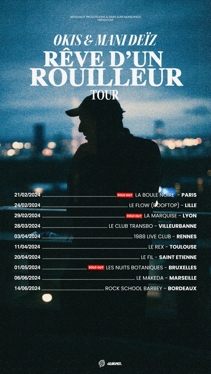 okis_gsm's tweet photo. Ma première tournée on se régale 🍝
Billeterie ici https://t.co/ea7ZIKlLWe https://t.co/3oFr3Pu3bU