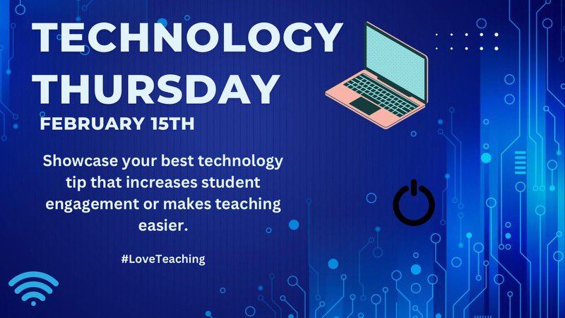 LoveTeaching_24's tweet photo. Tech Thursday! Share your best tech tip that helps you to #LoveTeaching! 

Quote this tweet with your answer for your chance to win! https://t.co/shMgdBpPIc
