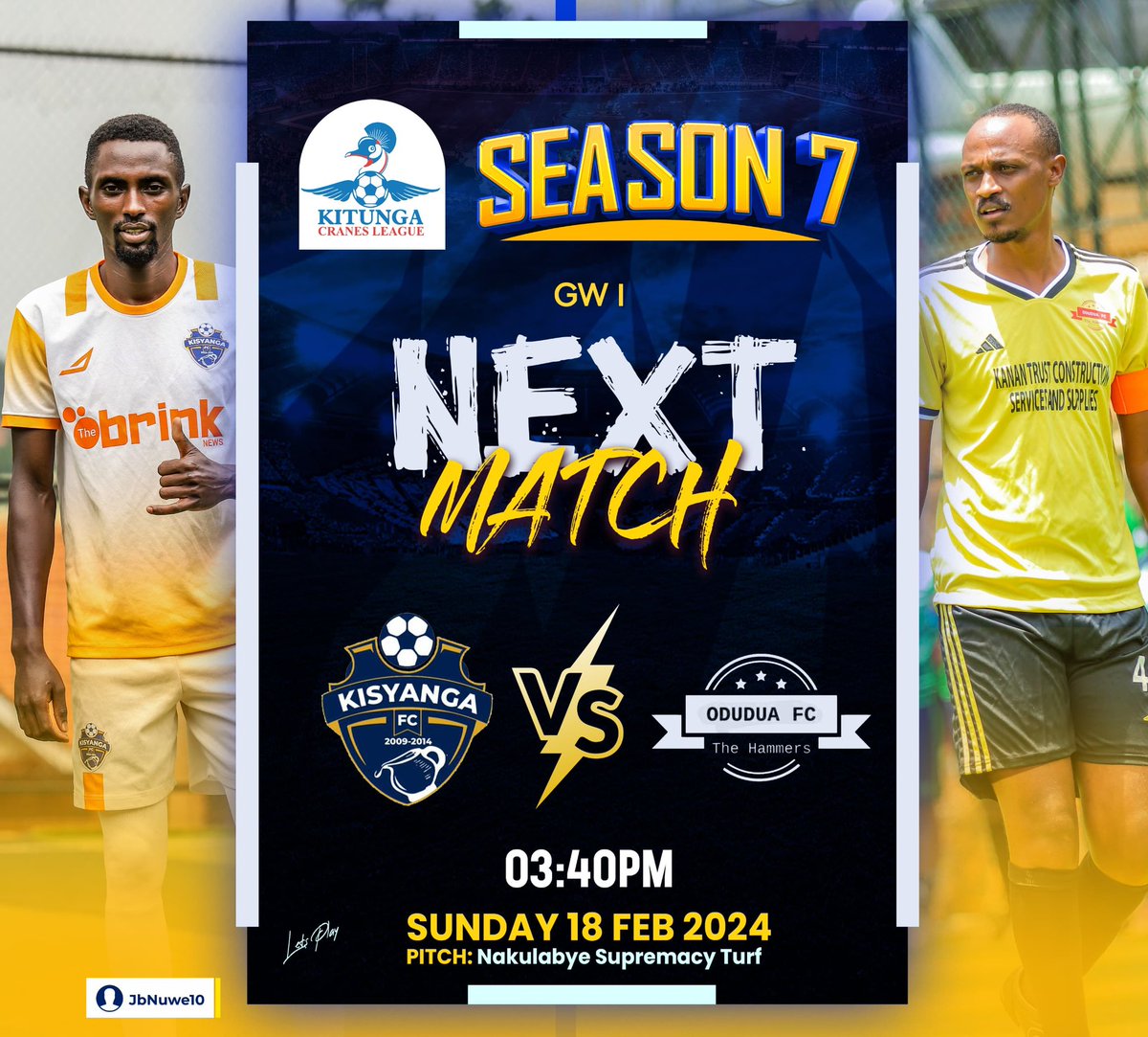 New season, NEW GOALS! ⚽️ Join us as we unleash the heat on Sunday, Feb 18th!  #NewSeason #GW1 #KitungaLeagueSN7 #CantStopTheHammerTime ️