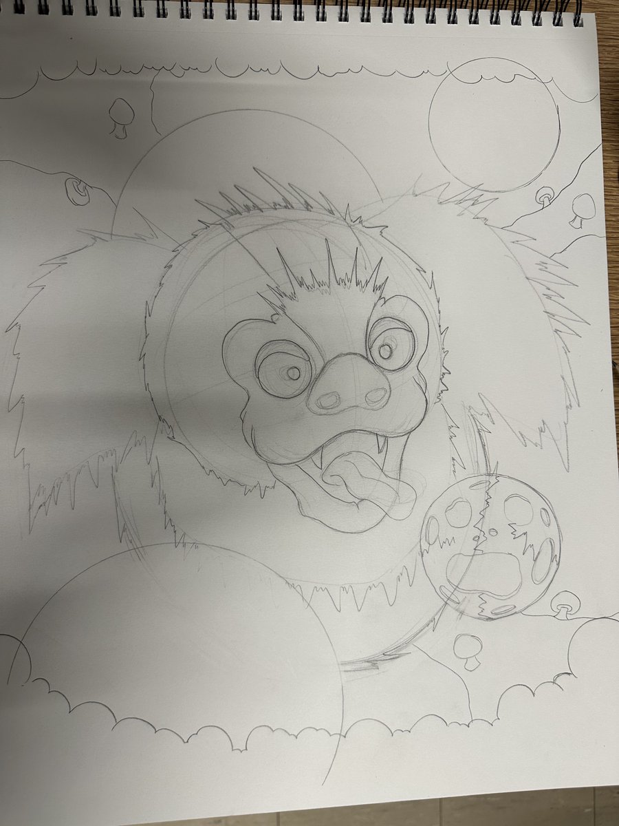 Maccphill's tweet photo. Back to work #drawingthread https://t.co/LAE85H3yUp