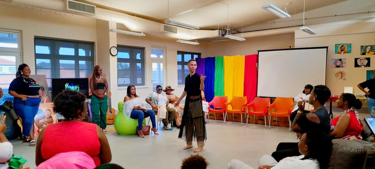 TriangleOrg's tweet photo. Last night's @imbawulapodcast launch was a blazing success!
We were treated to incredible performances by Darion Adams, LNS (Lesbians Never Surrender), Belinda Qaqamba Ka-Fassie, Millz, SMASH, and Batandwa for setting the stage on fire with their talent and passion. 🥳🔥 https://t.co/0GJ3aa8mDD