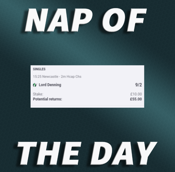 FreeUKBetsTips's tweet photo. 🔥🔥 Today's Nap Of The Day 🔥🔥 

👀 Our Experts Tip - 15:25 Newcastle Lord Denning 9/2 (5.50) 👀

💷 Unexposed and improved on last run, should feature on handicap debut.  💷

#freebettingtips #bettingtips #bettingtipster #bettingsports #BETTING https://t.co/rh9FcB15wS