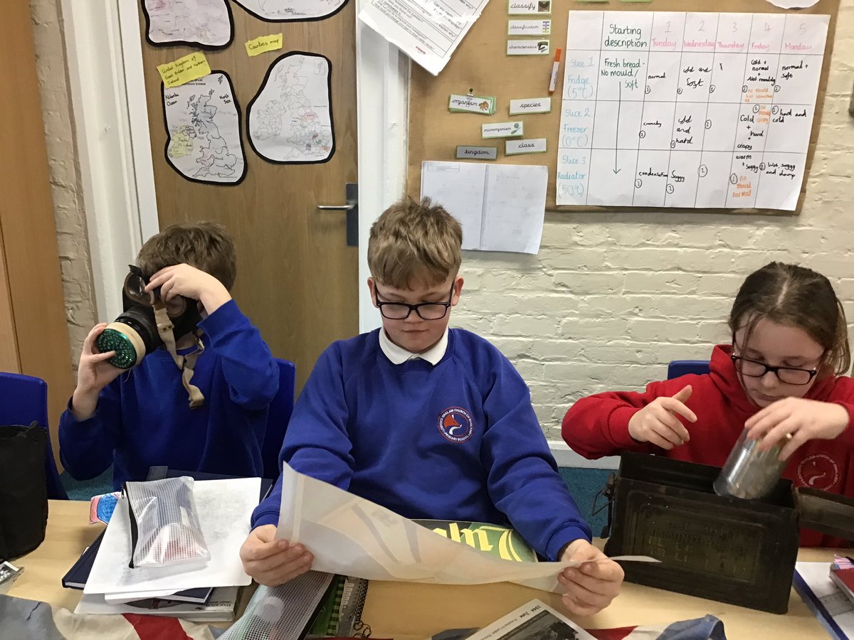 LostockGralamPr's tweet photo. Toucans are exploring a range of real and replica historical sources of information to help us understand what life was like in WW11. #LGCEHistory https://t.co/74AoocQbwZ