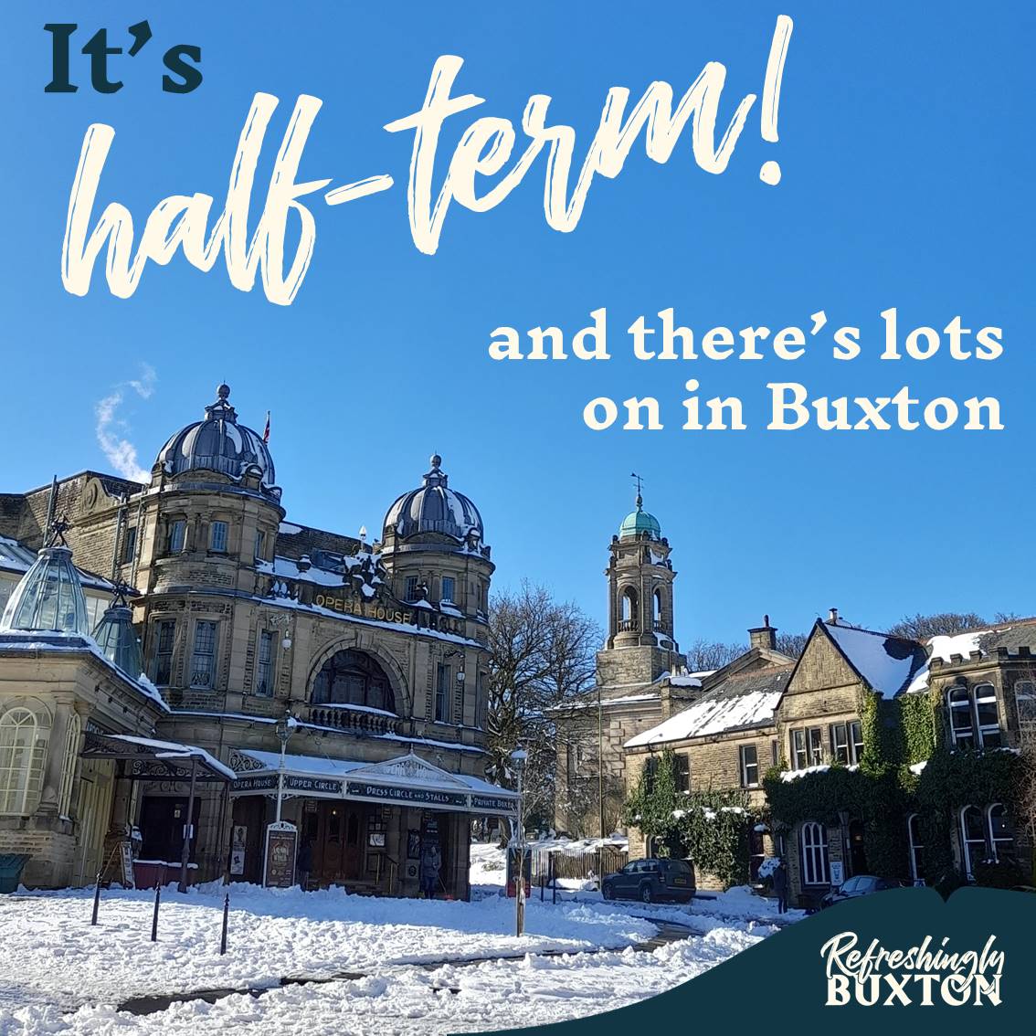 It’s #halfterm!  🥳And there’s lots on in #Buxton. 

Check out visitbuxton.co.uk/february-half-… to see what's on.

#HighPeak #PeakDistrict #Derbyshire #SK17 #Buxton2024 #VisitBuxton #familyfun #families  #kids #keepingthekidshappy #schoolholidays #schoolholidays2024 #FebruaryHalfTerm2024