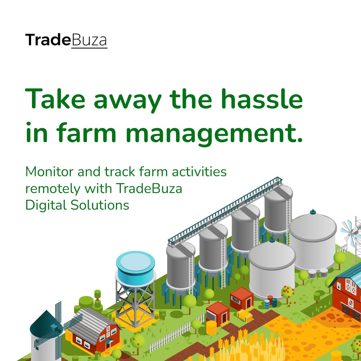 TradeBuza's tweet photo. Enjoy remote monitoring capabilities from TradeBuza Digital Solutions.

Contact https://t.co/G8LrHwEWib

#farmmanagement #agritech #digitalagriculture #tradebuza https://t.co/gFabjSa3yj