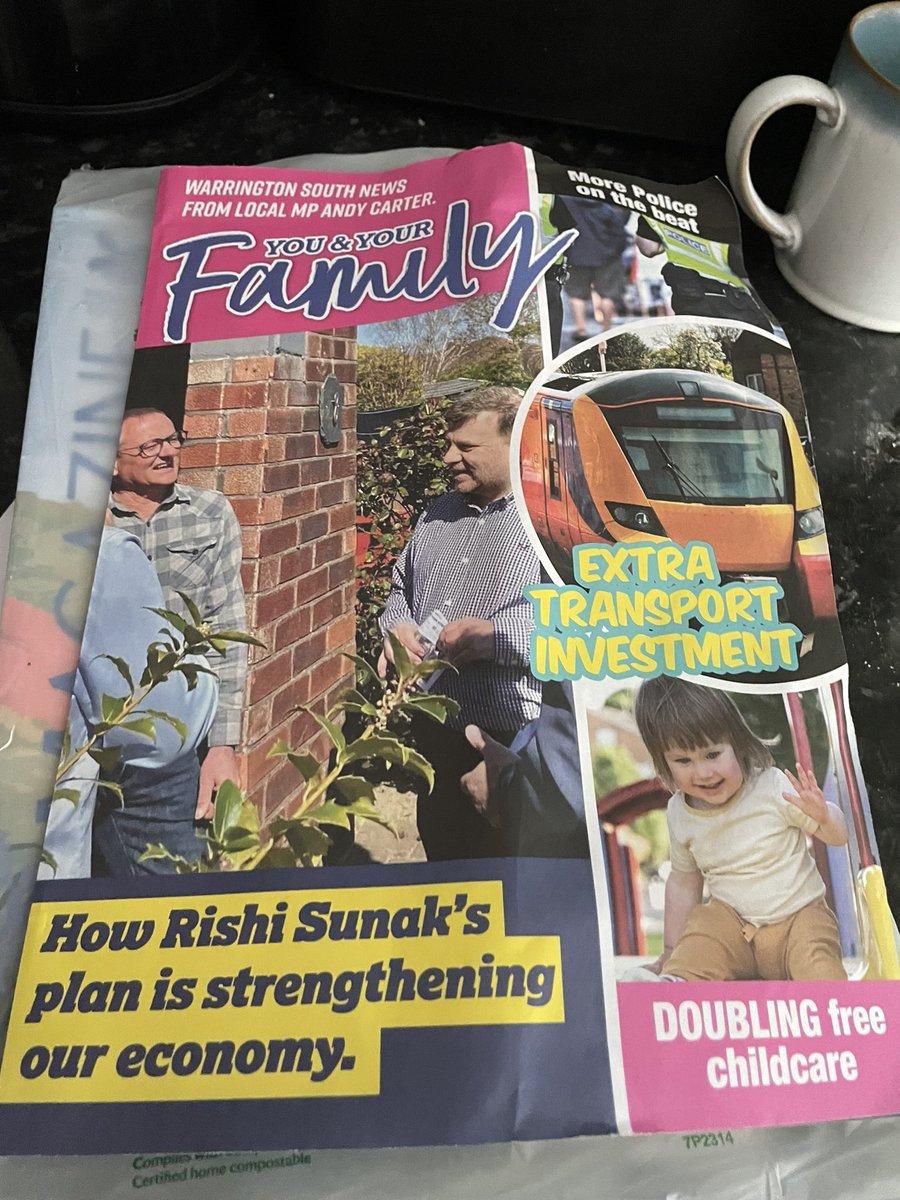mrsemmanorman's tweet photo. @UKLabour Just had some junk mail in the post. The irony of the whole front page… 1. Recession, 2. Our police can’t even support rogue geese they are so stretched. 3. HS2 cancelled up here, 4. It’s funded childcare not free and can it be staffed appropriately?! #GeneralElectionNow #lies https://t.co/vUY6mrVcI0