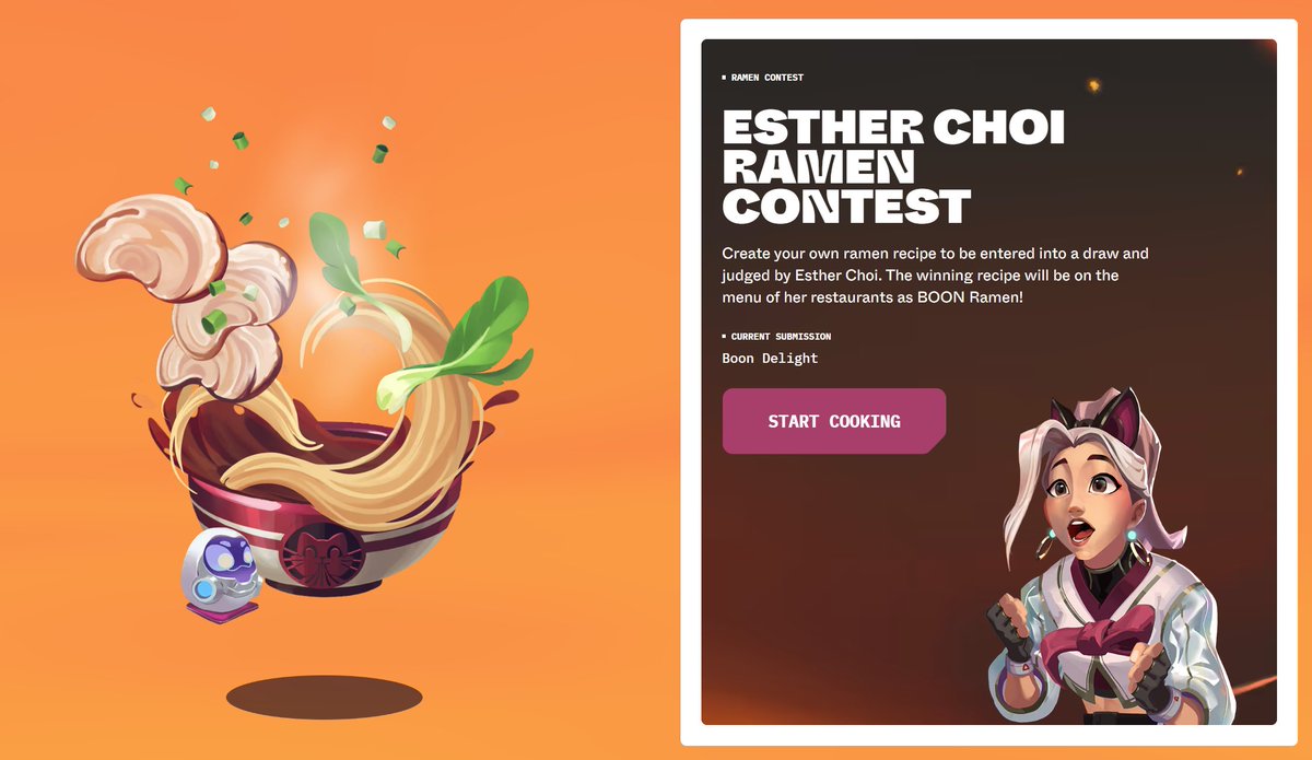 KPRVERSE's tweet image. // THE FINAL RAMEN

Don&apos;t miss the opportunity to have your ramen dish forever immortalized on the menu at Esther Choi&apos;s restaurants!

Just make sure you understand the rules and judging criteria so you can slurp up a bowl of victory!

Read more: kprverse.com/journal/ramen-…