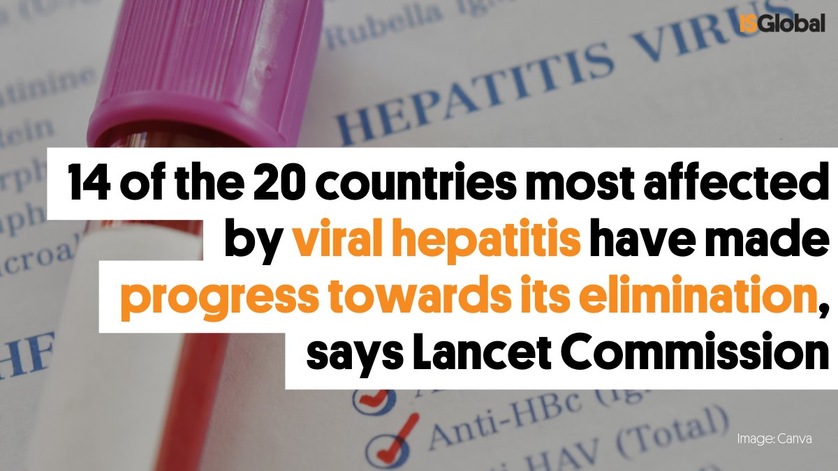 14 countries are making strides towards eliminating viral #hepatitis, but the battle is far from over.

Learn more on key actions to accelerate progress in all countries: ➡️isglobal.org/en/-/progreso-…

Watch the LIVE WEBINAR: 🔴event.on24.com/wcc/r/4449673/…

#AEEH2024 #LiverTwitter #NoHep