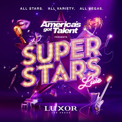 Excited to announce that I will be appearing in the <a href="/AGTSuperstars/">AGT Superstars</a> Live show at the Luxor in Las Vegas from February 27 to March 3! It’s going to be so much fun! 💜