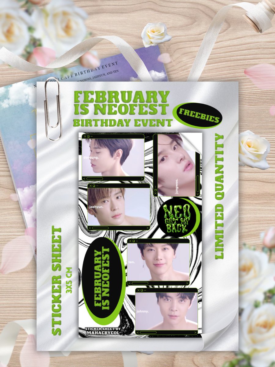 ✮  𝙽𝚎𝚘𝙵𝚎𝚜𝚝 𝚂𝚝𝚒𝚌𝚔𝚎𝚛 𝚂𝚑𝚎𝚎𝚝  ✮

by: <a href="/mahaebyeol/">ㅋㅋemkem</a>

Another Freebie to our event goers! 🤩

We deeply appreciate our loving NCTzens for their support in all its forms.  💚

Last chance to register: tinyurl.com/neofest