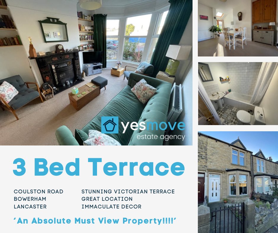 WOW!!!! 😍
A Bowerham Beauty!!!!!! 🏠

OIRO £240,000

rightmove.co.uk/properties/143…