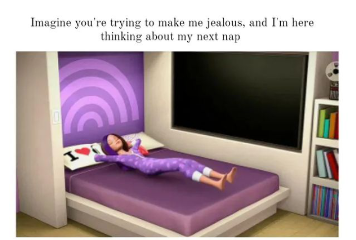 chaamdts's tweet image. unbothered